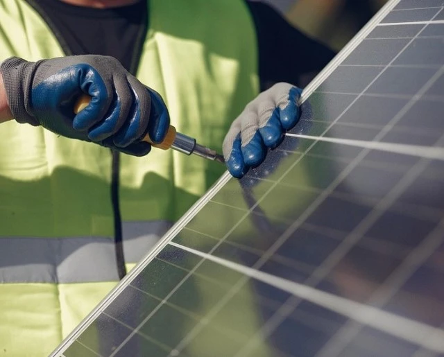 solar panel installation