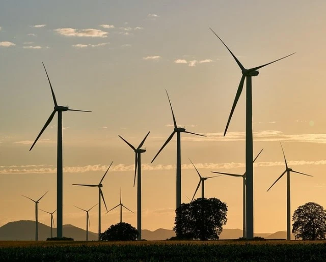 wind turbines