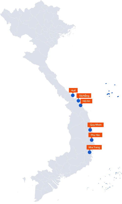 vietnam map