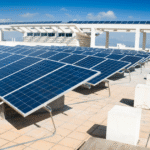 điện mặt trời làm mát nhà mái tôn, hệ thống điện mặt trời trên mái nhà xưởng, pin mặt trời giảm nhiệt mái bê tông